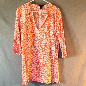 J.Crew  100% Cotton Woman's Tunic Top Size Med
